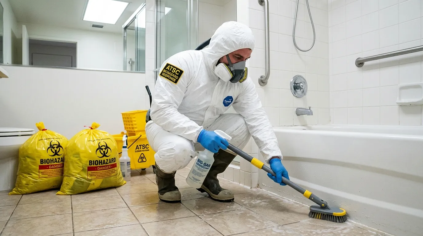 Decontamination equipment deployed for Blood Cleanup in Old Bridge